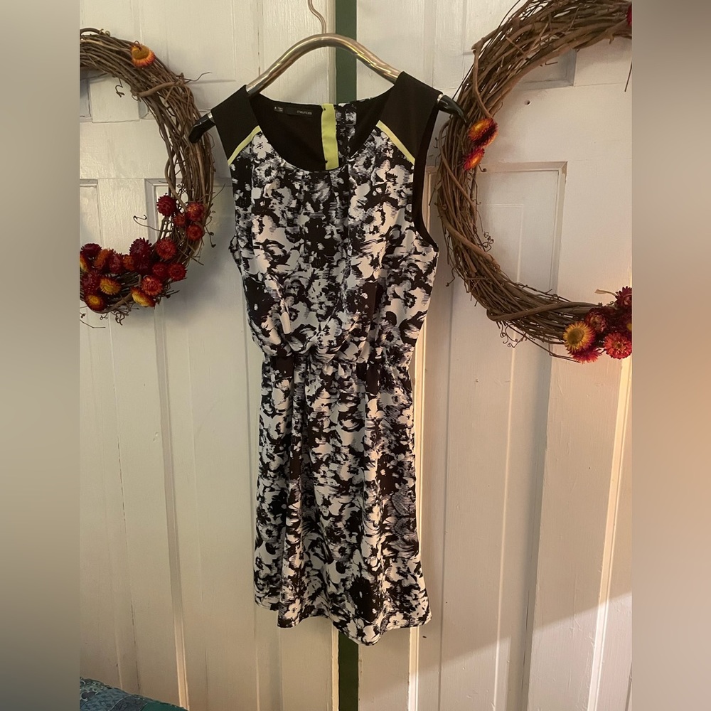 Maurices Black and White Mini Dress Size Small